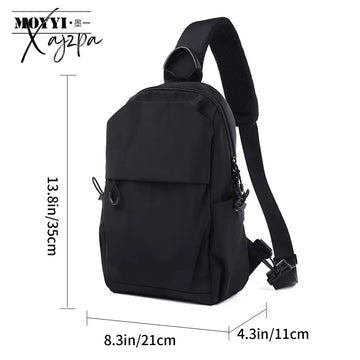 Xajzpa - Male Shoulder Chest Bag For Men Casual Crossbody Anti Theft School Summer Outdoor Short
